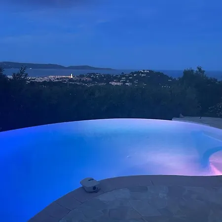 4-star Private With Heated Pool And Panoramic Sea View At Gulf De Saint Tropez Villa
